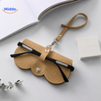 CompactVision - Schlanker Leder-Brillenetui – Ansicht 7