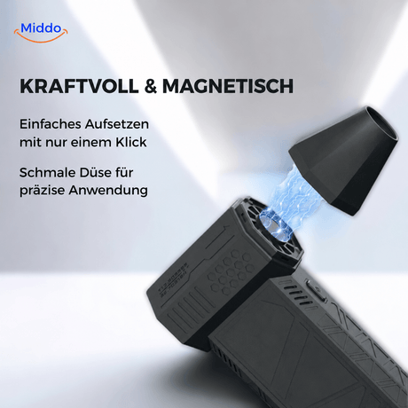 TurboJet Pro – Leistungsstarker Luftbläser (130.000 RPM) für Auto, BBQ, Werkstatt und mehr – Ansicht 5
