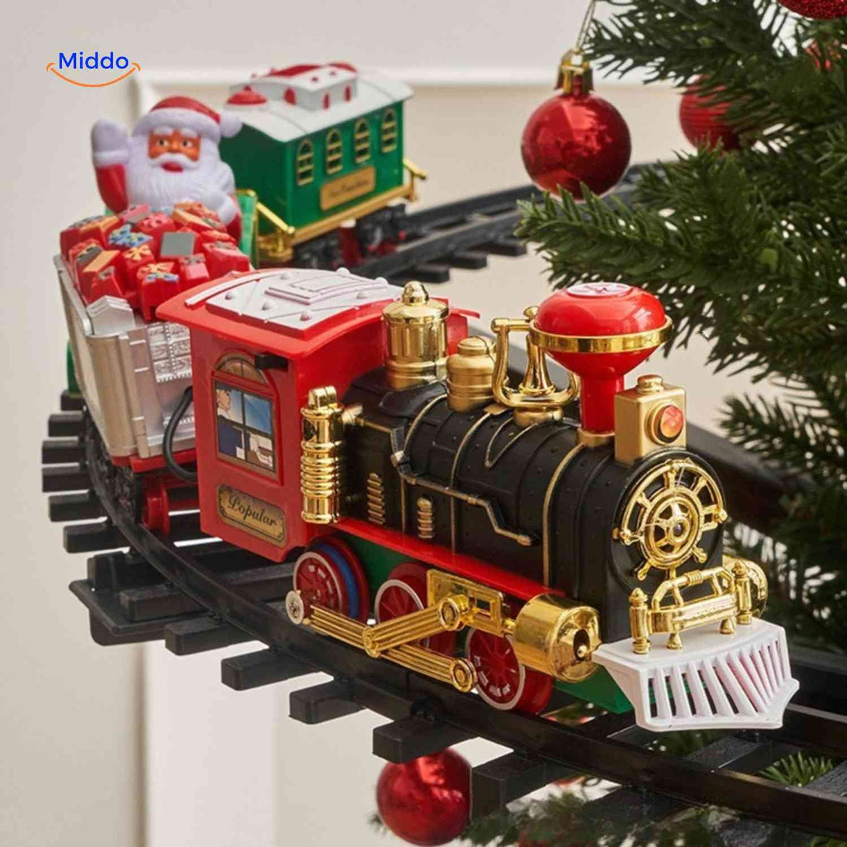 ChristmasRail Weihnachtszug mit Santa und Geschenken - www.middo.de