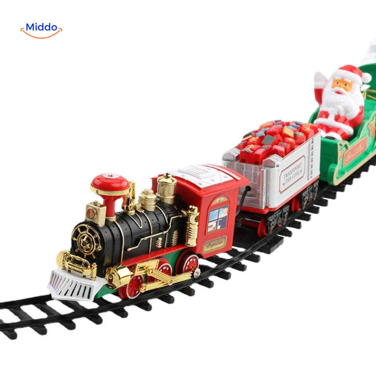 Weihnachtszug – die festliche Eisenbahn mit dem Weihnachtsmann! Besuchen Sie www.middo.de für mehr Informationen