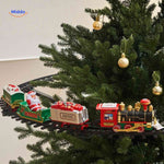 Weihnachtszug - 90 cm Eisenbahn rund um den Weihnachtsbaum - www.middo.de
