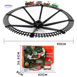 ChristmasRail Zug klassischer Weihnachtszug mit Geschenkwagen