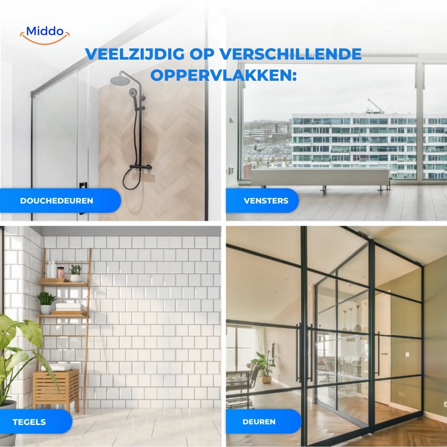 CleanSweep Ramenrobot-Zubehör inklusive Fernbedienung und Kabel www.middo.nl