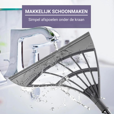 CleanX Reinigungsbürste unter Wasser abspülen