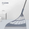 CleanX Bodenbürste und Staubwischer in Gebrauch