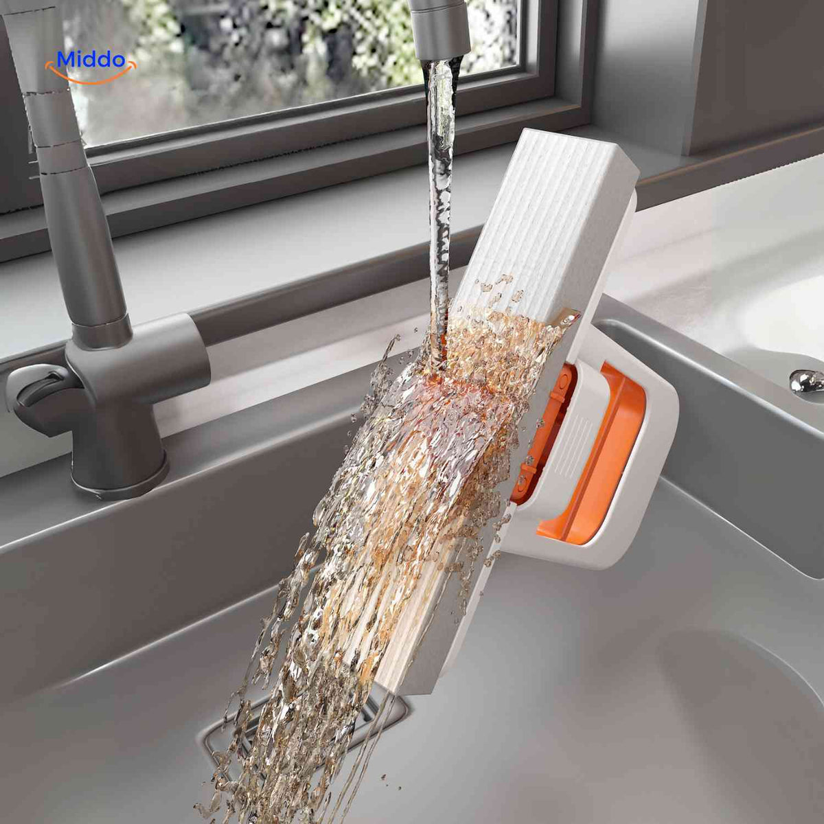 Cleanzy Wischmopp für trockene und nasse Anwendungen | www.middo.de