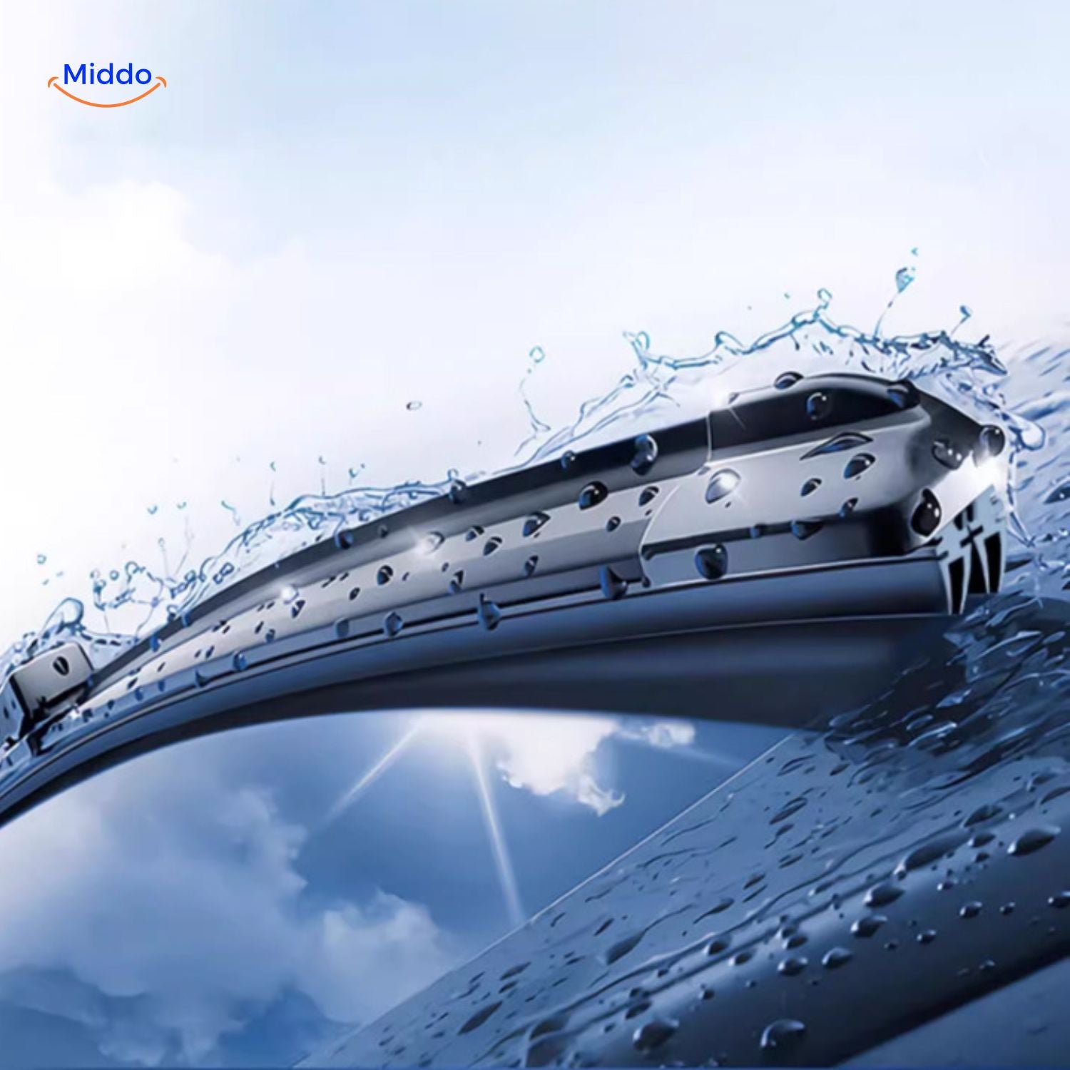 ClearGlide Wischer mit Regenoptimierung für sicheres Fahren www.middo.de