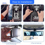 ClearView Spiegel Installationsschritte mit Anleitung www.middo.nl