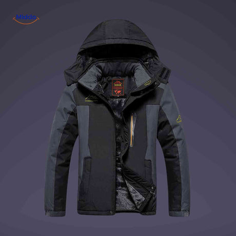 OutdoorJackets isolierte Outdoorjacke mit Reißverschlusstaschen