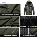 OutdoorJackets wind- und wasserdichtes Material mit Fleecefutter