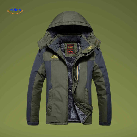 OutdoorJackets winddichte Outdoor-Winterjacke mit Kapuze