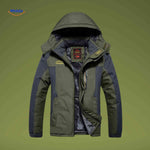 OutdoorJackets winddichte Outdoor-Winterjacke mit Kapuze