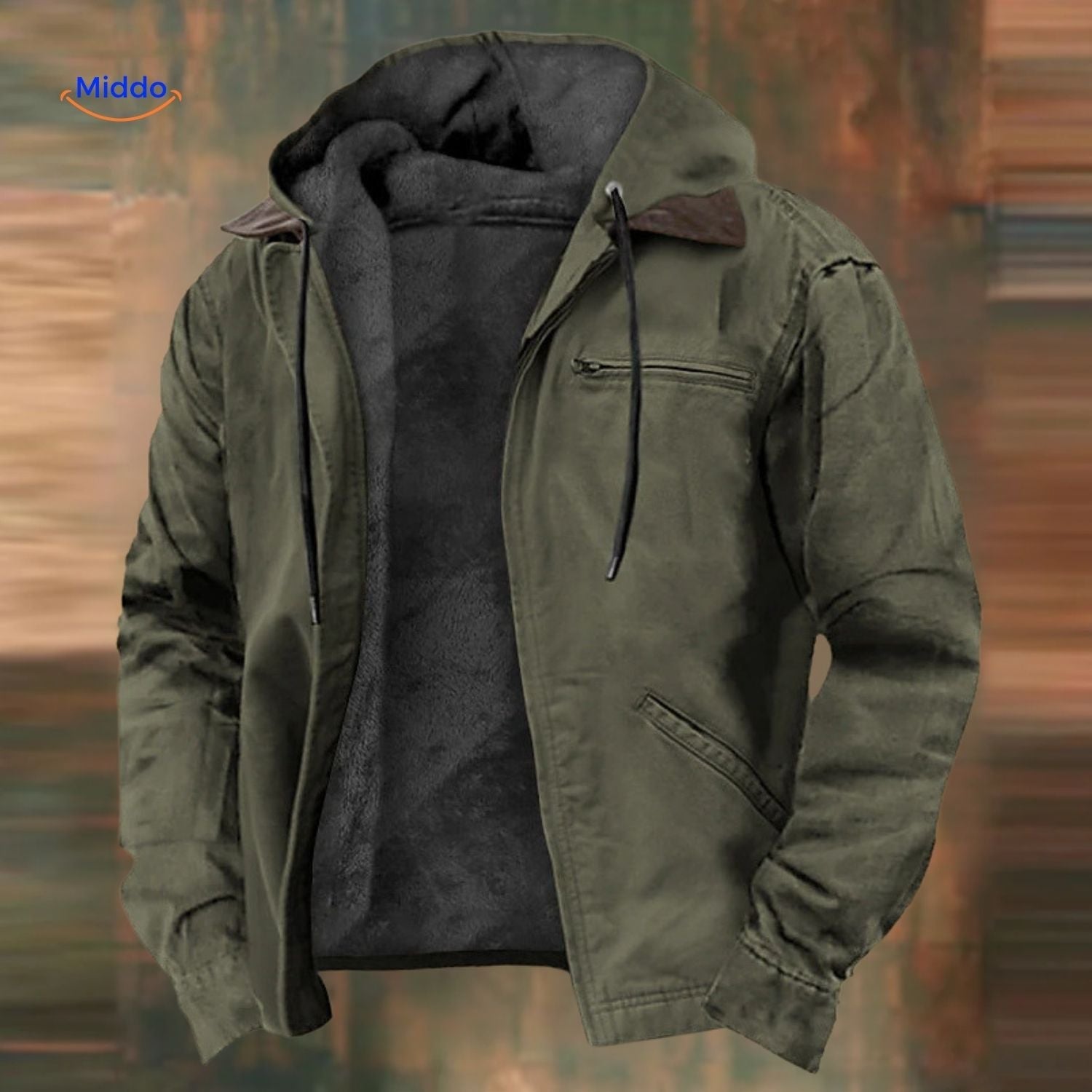 ColorFusion Hoodie gelb mit Kapuzenfutter www.middo.nl