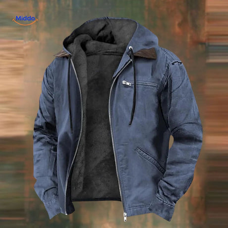 ColorFusion Hoodie grau mit Kapuzenfutter