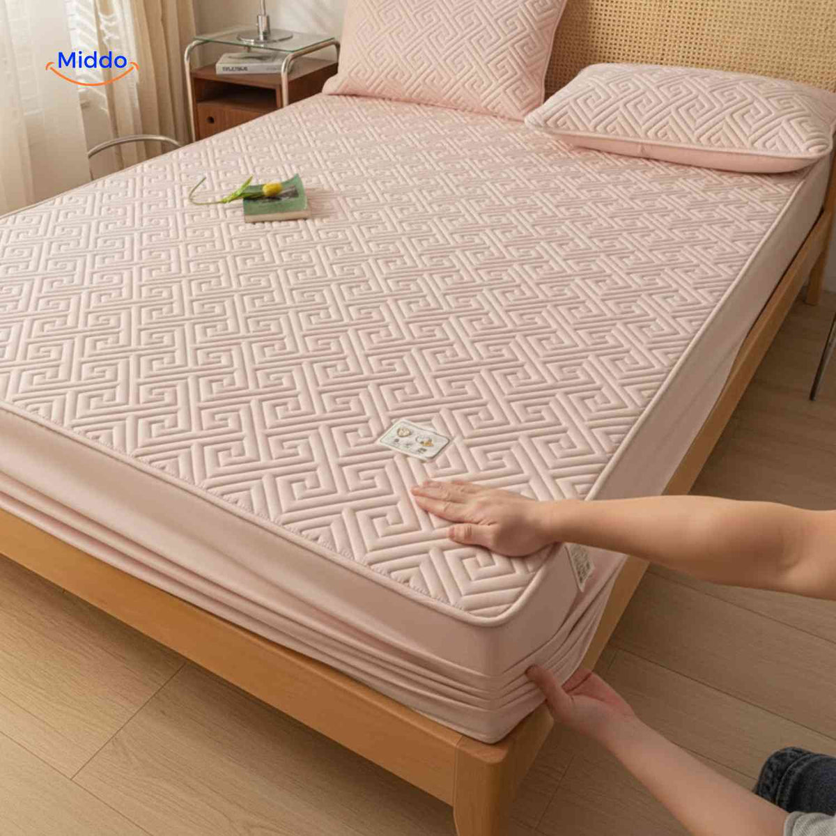 Comfortora Bettbezug mit dünner, wattierter Oberseite - www.middo.de