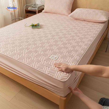 Comfortora Bettbezug mit dünner, wattierter Oberseite - www.middo.de