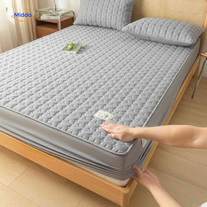 Comfortora Matratzenbezug mit elastischen Ecken – Rutschfeste Matratzenauflage Besuchen Sie jetzt www.middo.de und schützen Sie Ihre Matratze optimal!
