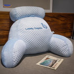 ComfyBack Rückenstützkissen in lichtrosa mit Hasendesign www.middo.de