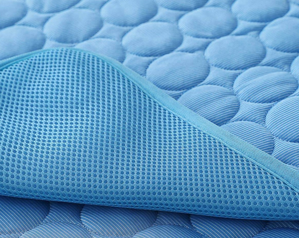 Blaue dicke Coolmat Haustiermatte