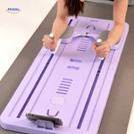 CoreFlex Fitnessboard mit Griff Übung mit Telefonhalter www.middo.de