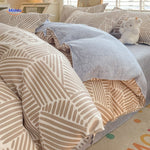 CottonNest neutrale Streifen Bettwäsche www.middo.de