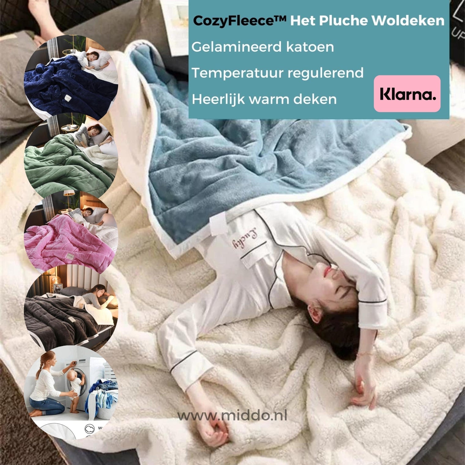 CozyFleece Plüsch-Wolldecke maschinenwaschbar und kinderfreundlich
