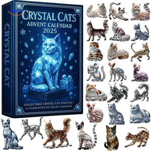 CrystalPaws Adventskalender hyphenated Kristallkatze Figur Detail