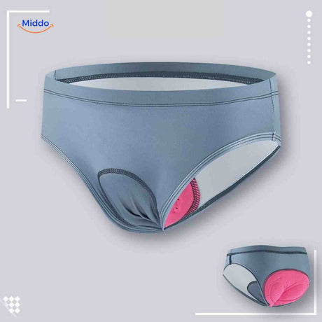 Cyclira Fahrradhose für Damen in Grau mit Gel-Pad – jetzt auf www.middo.de entdecken!