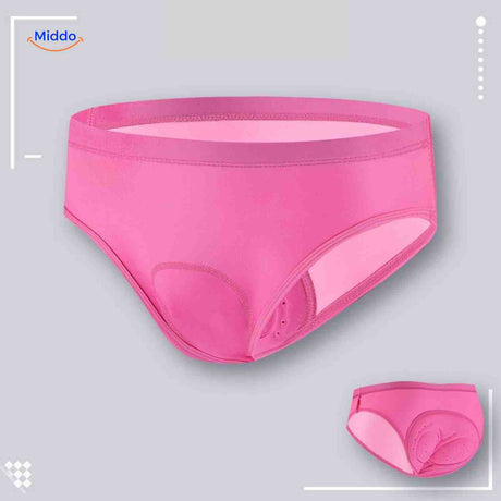 Cyclira Fahrradhose Damen Radsport Slip in Pink mit Gel-Pad - www.middo.de