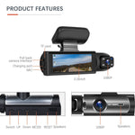 Dashcam Pro Dual-Lens Abfallfunktion