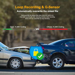 Dashcam Pro fortlaufende Schleife und G-Sensor-Aufzeichnung