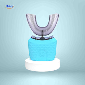 Dentora Elektrische Zahnbürste U-Form Blau