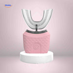 Dentora Automatische elektrische U-förmige Zahnbürste in Rosa – www.middo.de