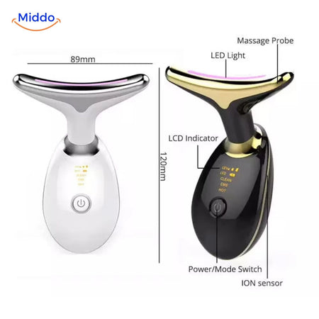 DermaLift Pro Produktdetails Massageprobe LED-Beleuchtung