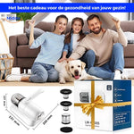 Familie genießt eine saubere und gesunde Umgebung dank Matratzenstaubsauger