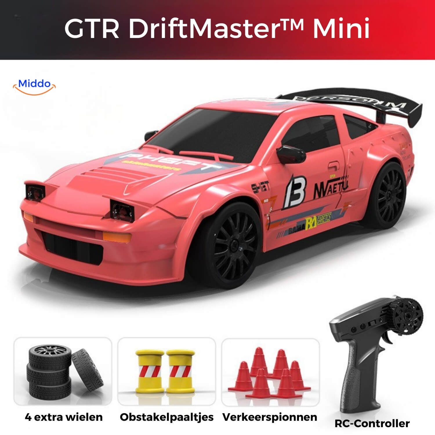 DriftMaster™ GTR | 4WD Drift RC Auto, Schnelle Ladefunktion & Action!