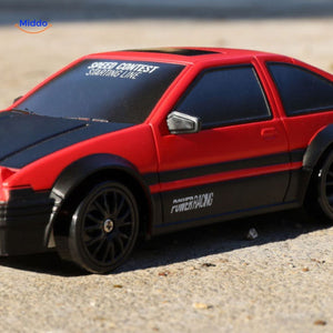 DriftMaster GTR rotes Auto mit Speed-Wettbewerb Text