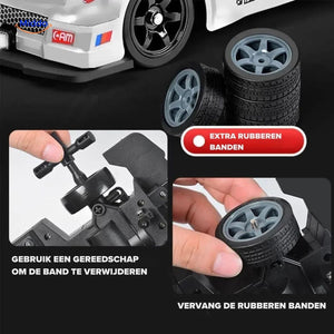 DriftMaster GTR Ersatzreifen mit Werkzeug