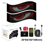 DriveFlex™ Matrix-LED-Display | Devil Eyes, Texte & Animationen per App + Fernbedienung