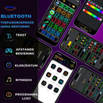 DriveFlex Bluetooth-LED-Steuerung und Übersicht der App-Oberfläche www.middo.de