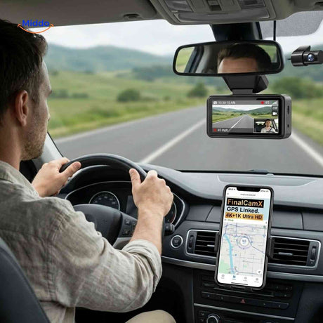 DriveGuard Dashcam Dashcam installatie Auto vorne und hinten Kamera