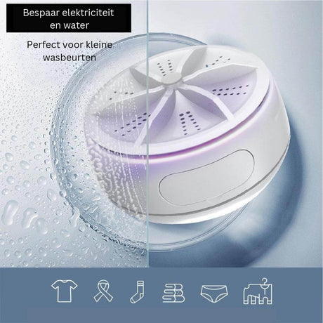 Sparen Sie Strom und Wasser mit der EasyWash Mini-Waschmaschine