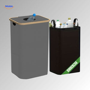 EcoBin Küchenorganizer mit abnehmbarem Einsatzsack für Recycling