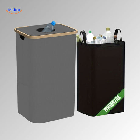 EcoBin Küchenorganizer mit abnehmbarem Einsatzsack für Recycling