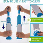 Ökologische Haustierhaarentfernerbürste für den Mehrfachgebrauch