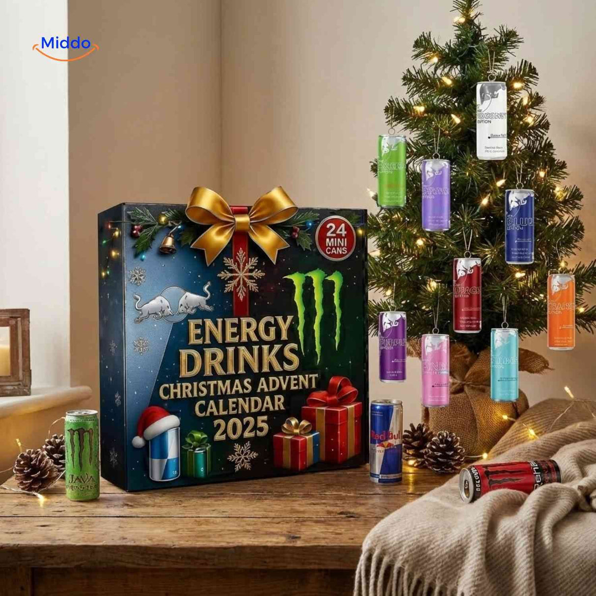 Energibox Adventkalender energy drinks Adventskalender Weihnachtsgeschenkidee