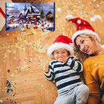 FestiveFrights Plüsch Kalender Kind und Mutter mit Adventskalender www.middo.nl