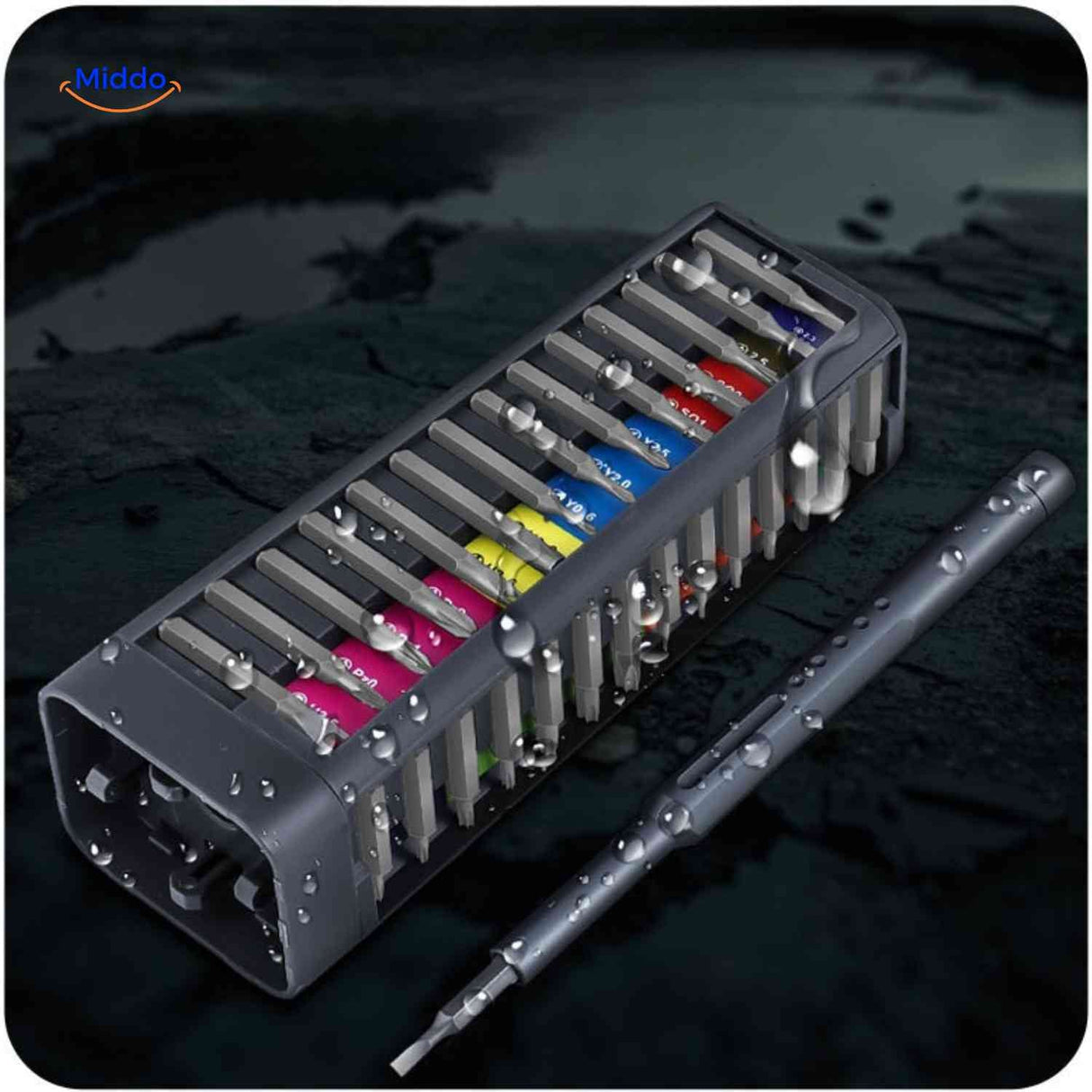 FixPro Schraubendreher-Set Bit-Auswahl mit Magnetfunktion