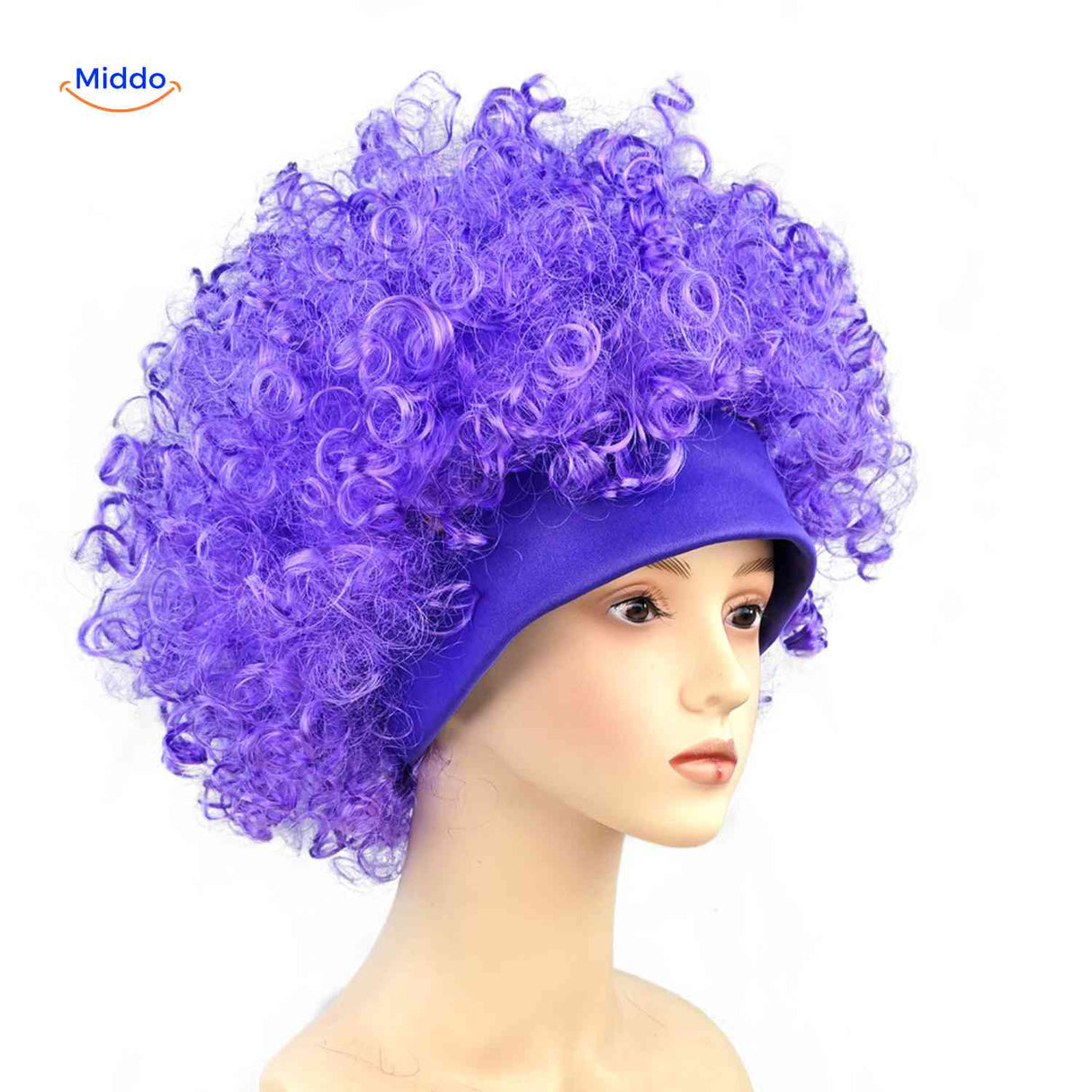 Flagora Perücke Locken kinderPerücke Fan-Look www.middo.de
