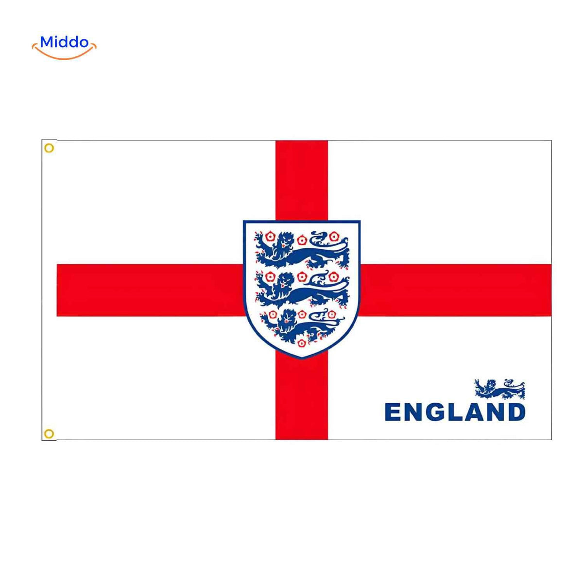 Flagora Flaggen England Flagge Fußballverband Logo www.middo.de
